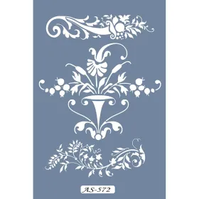 AS572 Yaprak Model A4 Stencil