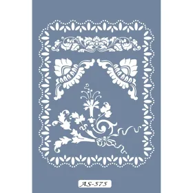 AS575 Çiçek Model A4 Stencil