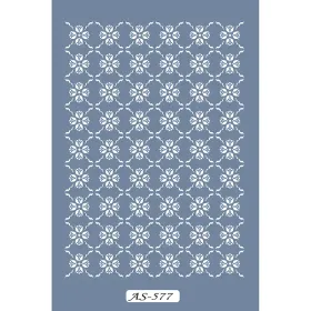 AS577 Çiçek Model A4 Stencil