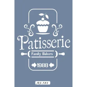 AS581 Pastahane Model A4 Stencil