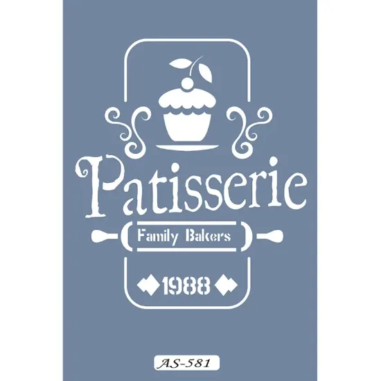 AS581 Pastahane Model A4 Stencil
