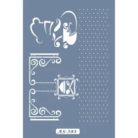 AS583 Şef Model A4 Stencil