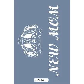 AS613 Kız Annesi Model A4 Stencil