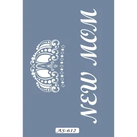 AS612 Erkek Annesi Model A4 Stencil