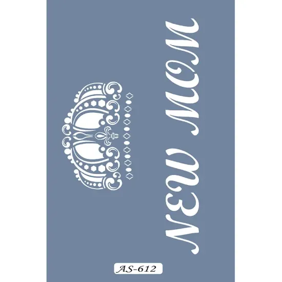 AS612 Erkek Annesi Model A4 Stencil