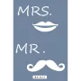 AS611 Mr&Mrs Yazılı Model A4 Stencil