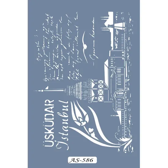 AS586 Üsküdar İstanbul Model A4 Stencil