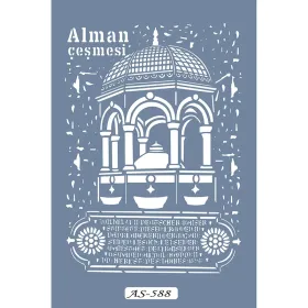 AS588 Alman Çeşmesi Model A4 Stencil