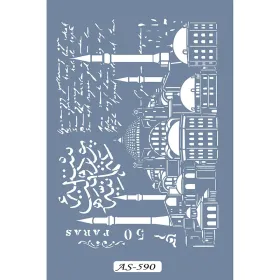 AS590 Ayasofya Model A4 Stencil