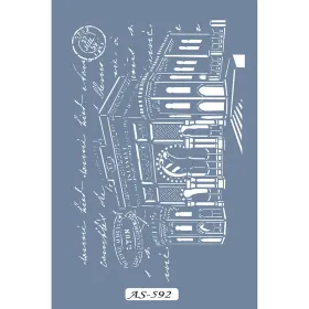 AS592 İstanbul Üniversitesi Model A4 Stencil