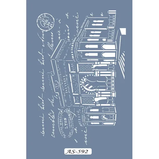 AS592 İstanbul Üniversitesi Model A4 Stencil