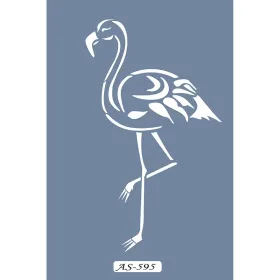 AS595 Flamingo Model A4 Stencil