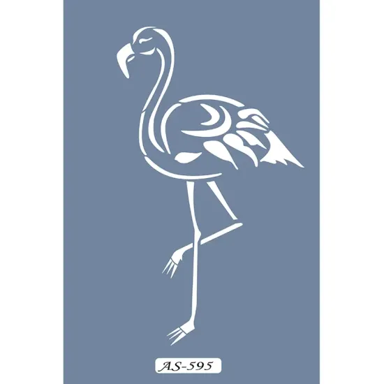 AS595 Flamingo Model A4 Stencil