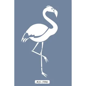 AS596 Flamingo Model A4 Stencil