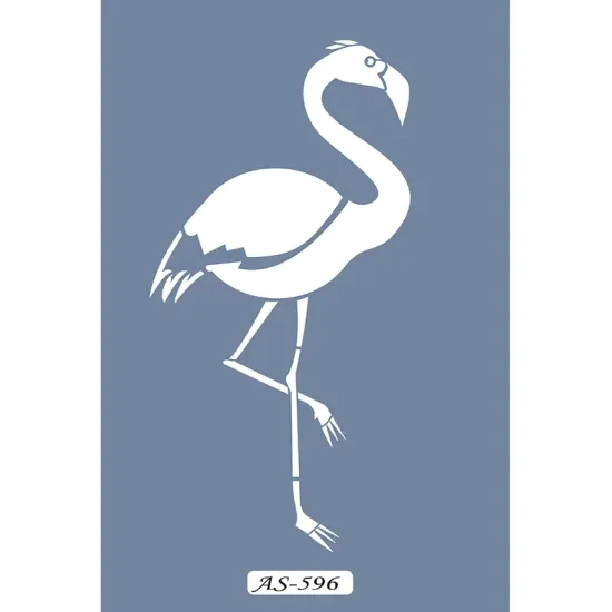 AS596 Flamingo Model A4 Stencil