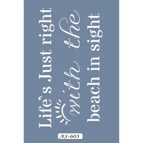 AS603 Yazı Model A4 Stencil