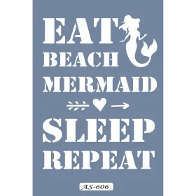 AS606 Yazı Model A4 Stencil