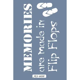 AS608 Yazı Model A4 Stencil