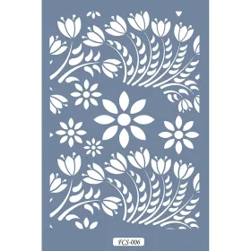 FCS06 Bitki Model A4 Çiçek Stencil