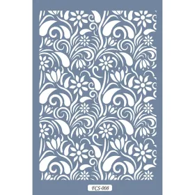 FCS08 Bitki Model A4 Çiçek Stencil