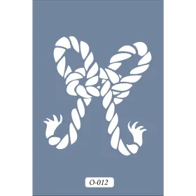 O12 10x15 O Serisi Halat Stencil