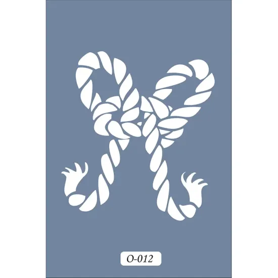 O12 10x15 O Serisi Halat Stencil