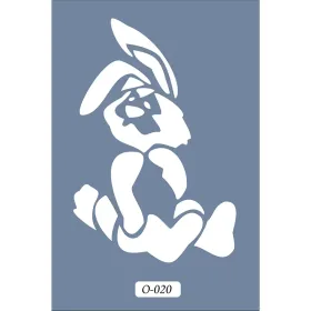 O20 10x15 O Serisi Tavşan Stencil