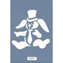 O21 10x15 O Serisi Tavşan Stencil