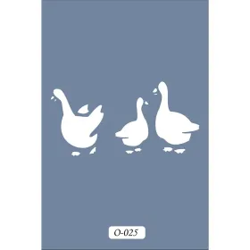 O25 10x15 O Serisi Kaz Stencil