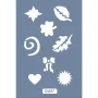 O27 10x15 O Serisi Doğa ve Süsleme Stencil