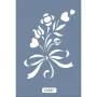 O45 10x15 O Serisi Çiçek Demeti Stencil