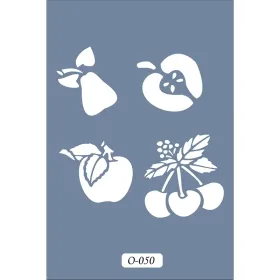 O50 10x15 O Serisi Meyve Stencil