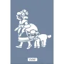 O48 10x15 O Serisi Çoban Kız Stencil