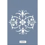 O54 10x15 O Serisi Floral Desen Stencil