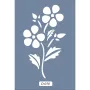 O58 10x15 O Serisi Çiçek Stencil