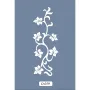 O59 10x15 O Serisi Çiçek Yaprak Stencil