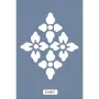 O63 10x15 O Serisi Çiçek Stencil