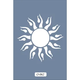 O62 10x15 O Serisi Güneş Stencil