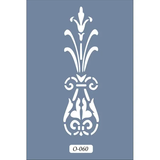 O60 10x15 O Serisi Dekoratif Stencil