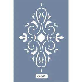 O65 10x15 O Serisi Dekoratif Desen Stencil
