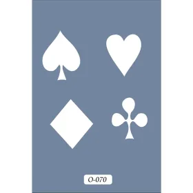 O70 10x15 O Serisi Kart Sembol Stencil