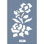 O73 10x15 O Serisi Çiçek Stencil