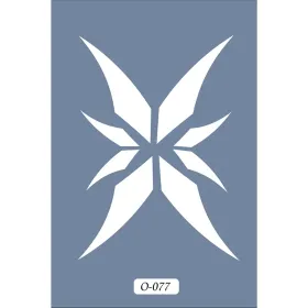 O77 10x15 O Serisi Geometrik Stencil