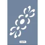 O79 10x15 O Serisi Çiçek Desen Stencil