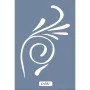 O81 10x15 O Serisi Floral Kıvrım Stencil
