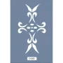 O82 10x15 O Serisi Soyut Desen Stencil