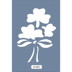 O83 10x15 O Serisi Yonca Stencil
