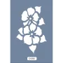O84 10x15 O Serisi Çiçek Stencil