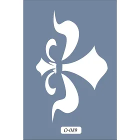 O89 10x15 O Serisi Ornament Stencil
