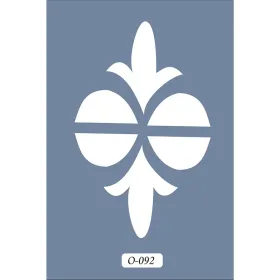 O92 10x15 O Serisi Dekoratif Stencil